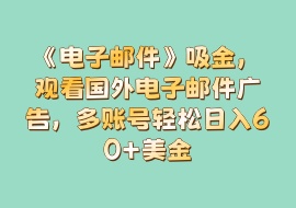《电子邮件》吸金，观看国外电子邮件广告，多账号轻松日入60+美金-花花网赚