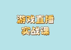 游戏直播实战课-花花网赚