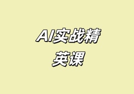 AI实战精英课-花花网赚