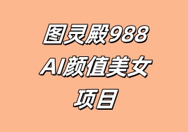 图灵殿988AI颜值美女项目-花花网赚